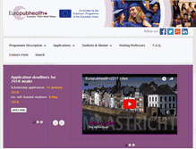 Tablet Screenshot of europubhealth.org